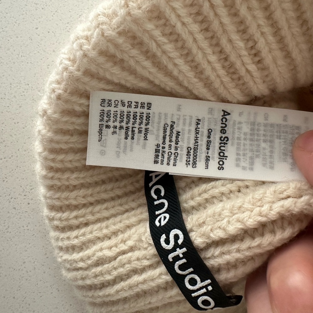 Acne Studios Pansy Face Beanie - Picture 5 of 7